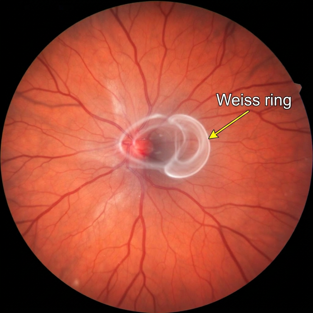 Illustration of Posterior Vitreous Detachment